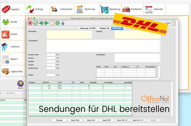 Sendungen Für DHL bereitstellen Sendungen Für DHL bereitstellen