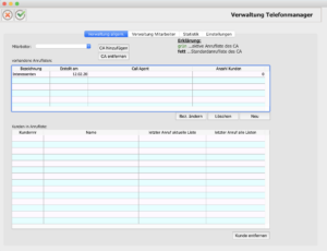 Telefonmanager Allgemein