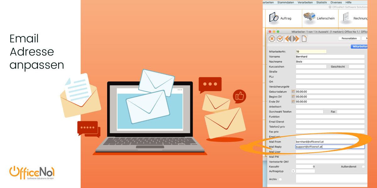 OfficeNo1 Mitarbeiter Email Adressen