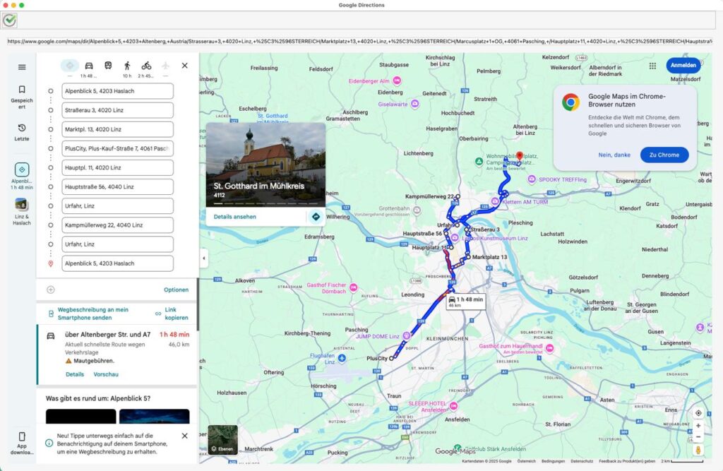 OfficeNo1 Routenplanung